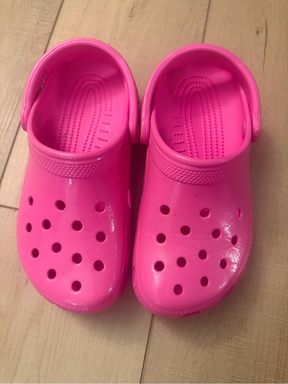 Pink Crocs Size J5/W7